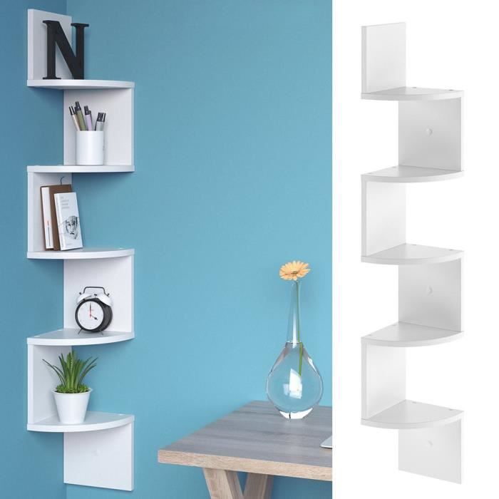 Etagere Murale Design Blanc Achat Vente Pas Cher