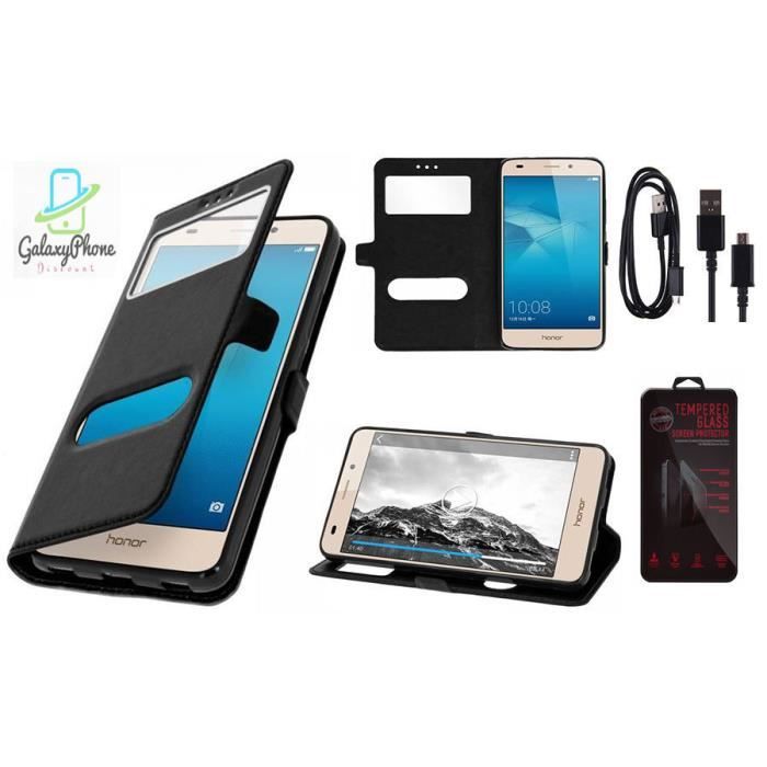 Nappe (câble Flex) De Capteur D'empreinte Pour Honor 9 Lite - Noire, Référence A-020-19-08, Neuve