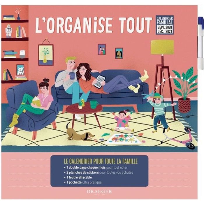 Calendrier Familial Disney 2022