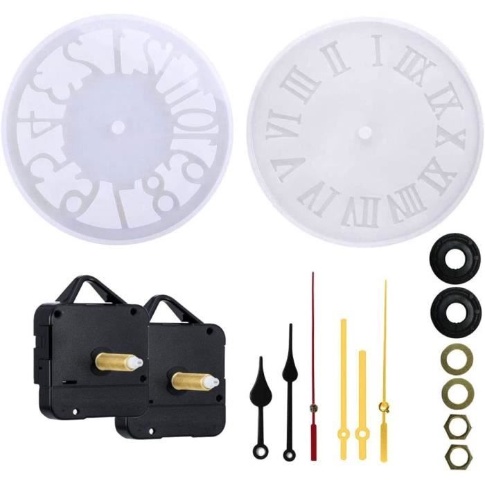 5 Mécanismes D’horlogerie à Remontoir – Rouges, Pièces DIY Pour Argile Et Bricolage