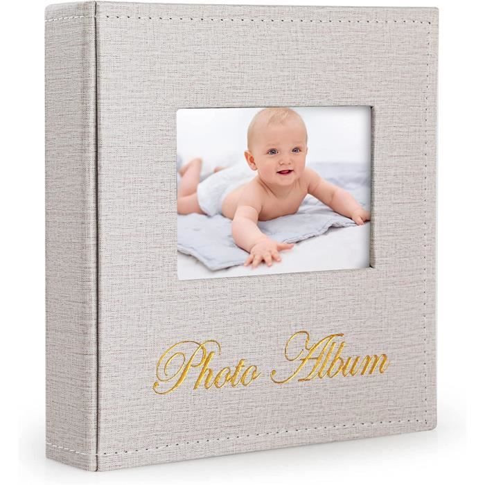Album Photo 6 Pouces 200 Photos - Album Souvenirs Bébé Rose Avec Espace Notes