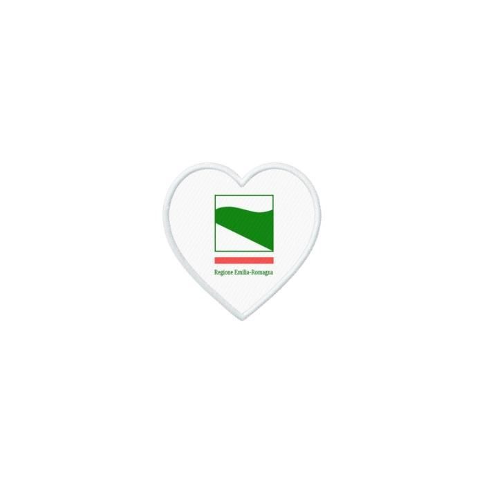 Patch badge ecusson imprime thermocollant drapeau coeur DZ algerie 
