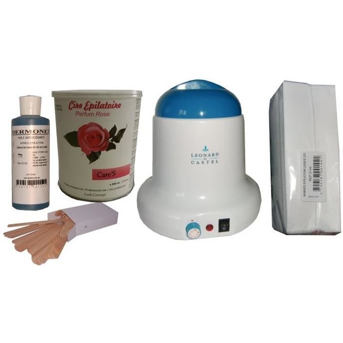 Kit épilation 800 ml Cire CARE'S ROSE, cire jetable Cdiscount Au