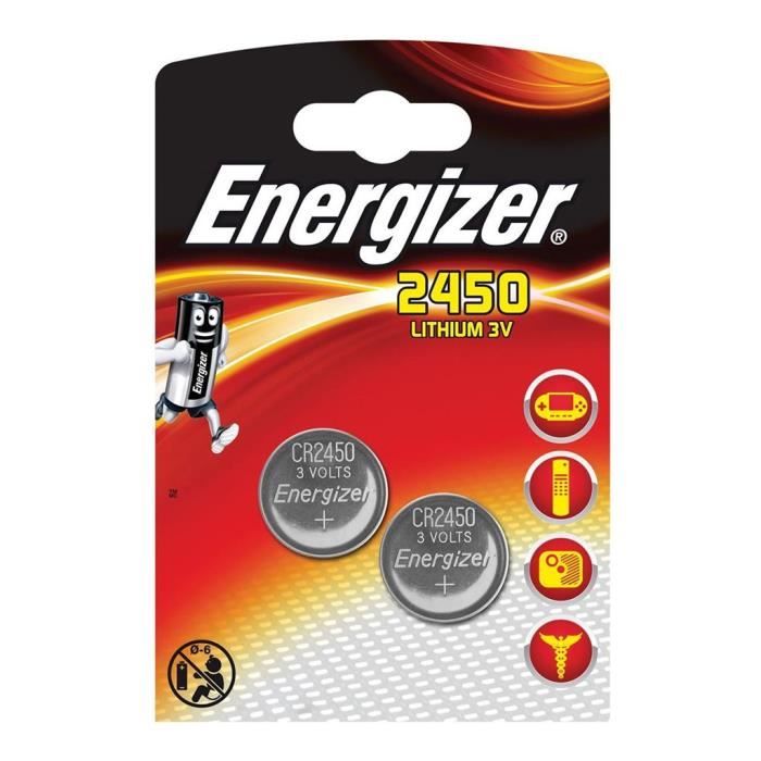 Energizer 2 piles lithium 3V CR 2450 (lot de 2) - Cdiscount Jeux - Jouets
