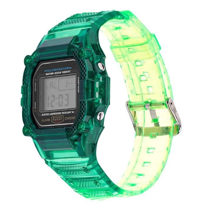 Green gradient 02 5600 TPU Bo tier En R sine Bracelet De Montre