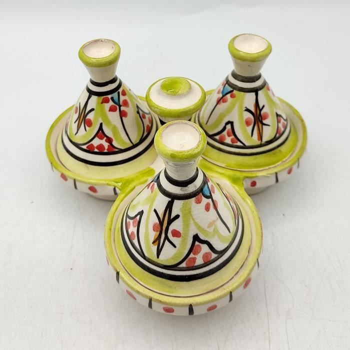 Mini Tajine Porta Spezie Salse Ceramica Terracotta Marocco Marocchina  0203221305 - Cdiscount Maison