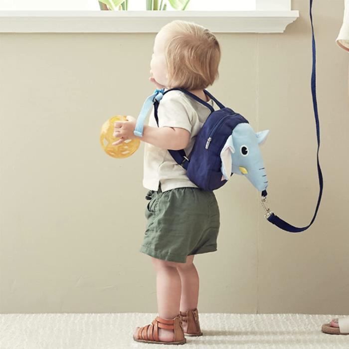 Harnais de Sécurité Sac à dos pour Enfant - Anti Perdu - Bleu - Bébé