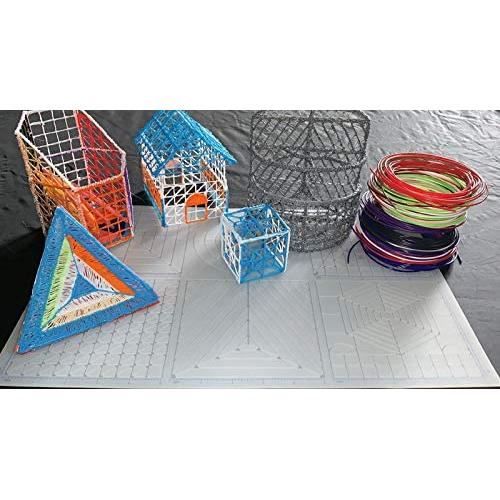 Kit Stylo 3D CHZIMADE Pour Enfants - Avec Pochoirs Silicone Et Filaments