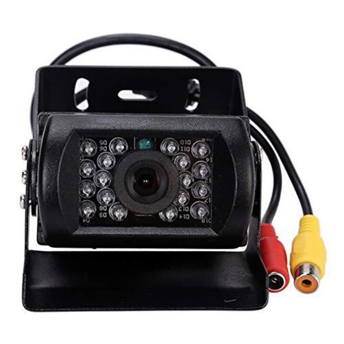 SANWAN Caméra De Recul Camion 10m Câble - 18 LED Infrarouges 170° Étanchéité IP66 Pour Poids Lourds