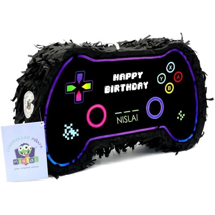 Pinata Anniversaire Garcon Controle Des Jeux Video Ideal Pour La Fete Pixel Jeux Video Cadeau D Anniversaire Pinata D 9 Cdiscount Jeux Jouets