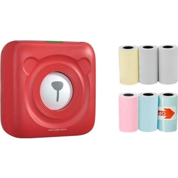 WANGCL Mini Imprimante Thermique avec Recharge USB Bluetooth WANGCL Mini Imprimante Thermique avec Recharge USB Bluetooth