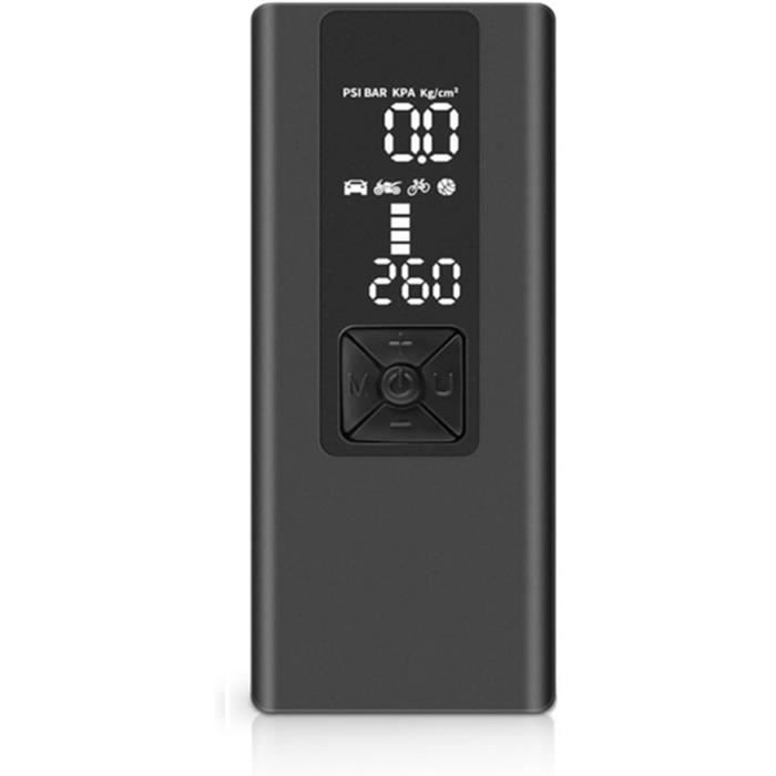 Pompe Paddle Électrique Sans Fil 8000mAh - 25 PSI, 120L/min, Éclairage LED - Noir