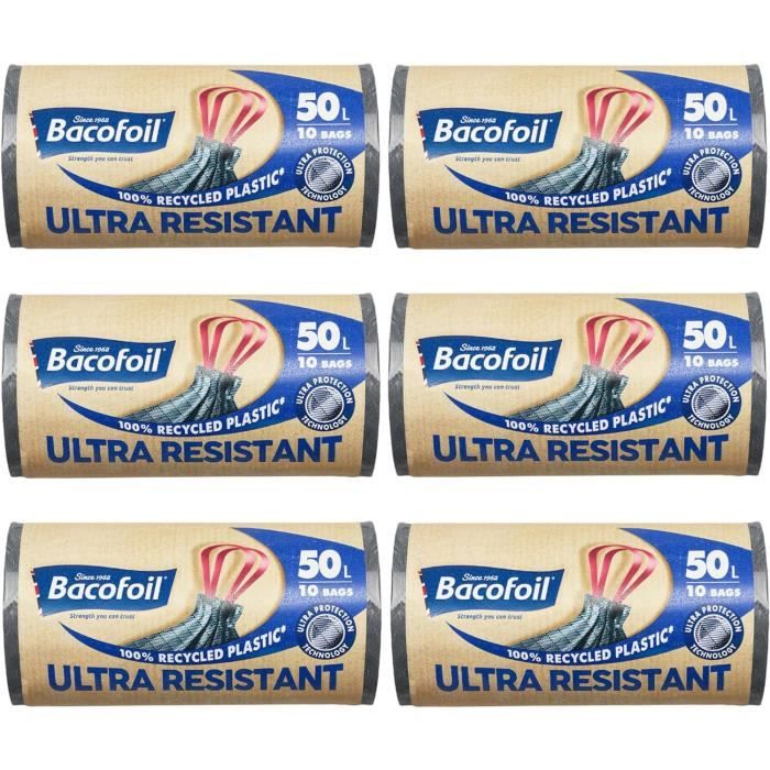 Sacs Poubelle Ultra-résistants Pour Pros - Lot De 50, 100 Litres, 0,9 Mm D'épaisseur, 10,9x9,1m, Noir | Entrepreneur, Industriel, Commercial - 3