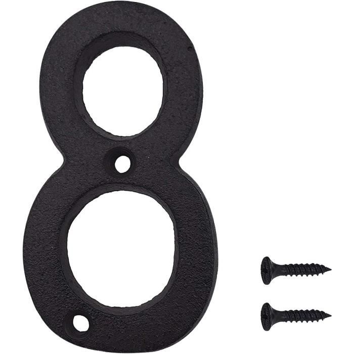 Numéros De Maison 7,6 Cm En Fonte Numéro De Boîte Aux Lettres/adresse Personnelle, Numéro 2