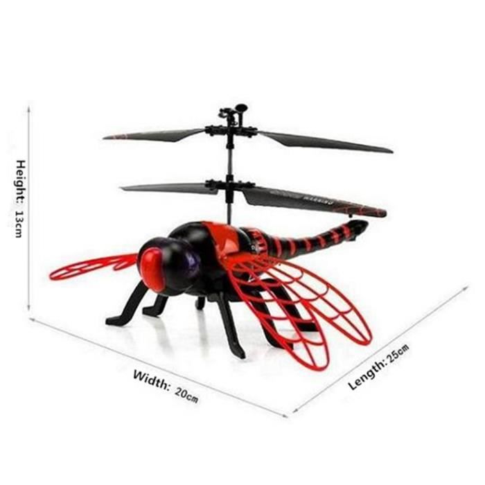 RC Dragonfly Mini 4.5 CHannel Hélicoptère, Rechargeable, prêt à voler