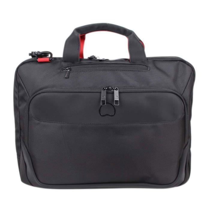 Sacoche ordinateur Delsey Parvis Plus pouces Noir