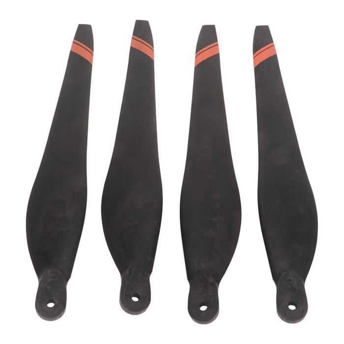 QUARKZMAN 2 Hélices 5045 RC 2 Pales En Nylon – Diamètre 12,7 Cm, Trou 4 Mm, Pour Avion Et Drone, Noir