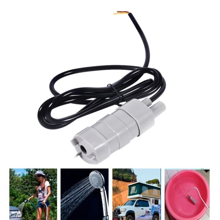 Pompe Submersible DC 12V 600L/H - Pour Bassin, Aquarium, Fontaine, Jet D'eau