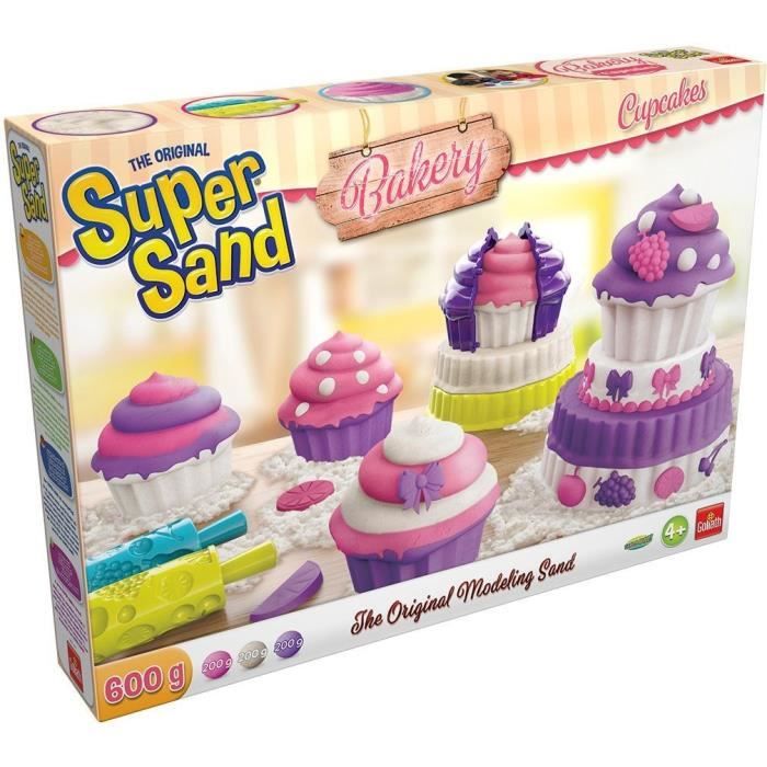 Goliath - Super Sand Cupcakes - Jeu de création - Sable à modeler - Moules  à gâteaux ultra détaillés - Cdiscount Jeux - Jouets