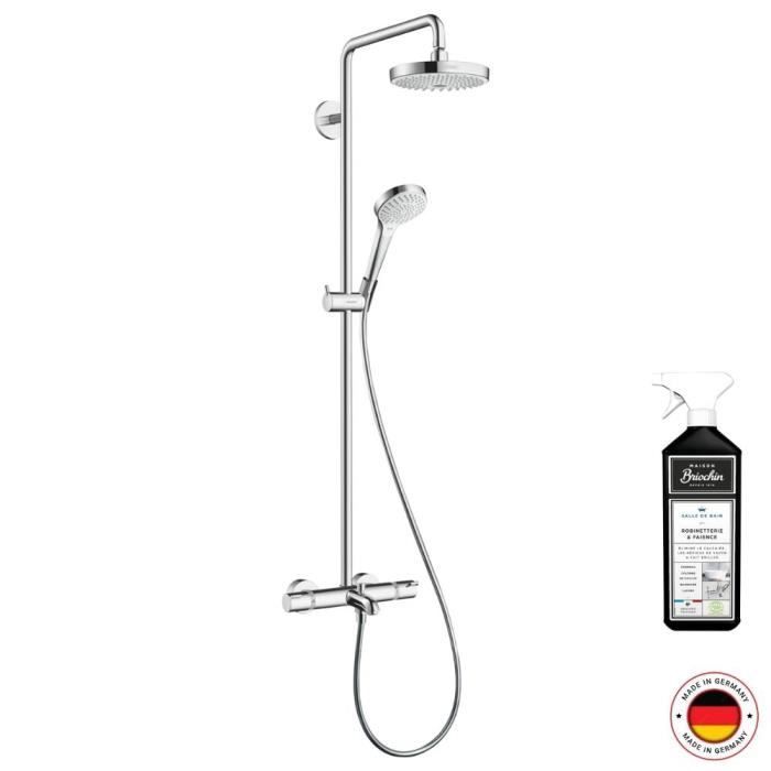 Colonne bain douche thermostatique HANSGROHE Croma Select S 180 chromée