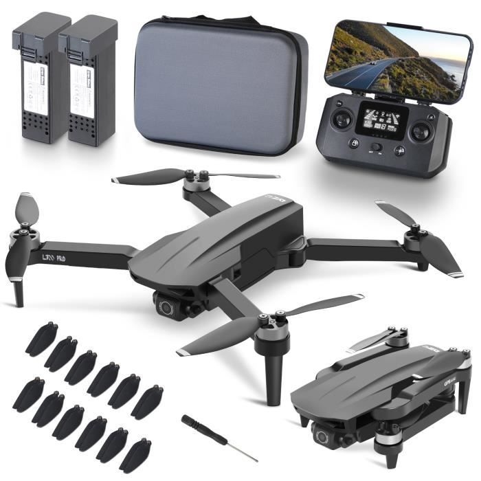 Drone Camera 4k, Drone de transmission 5G WIFI FPV ,2 batteries, Contrôle du téléphone portable,Convient aux débutants