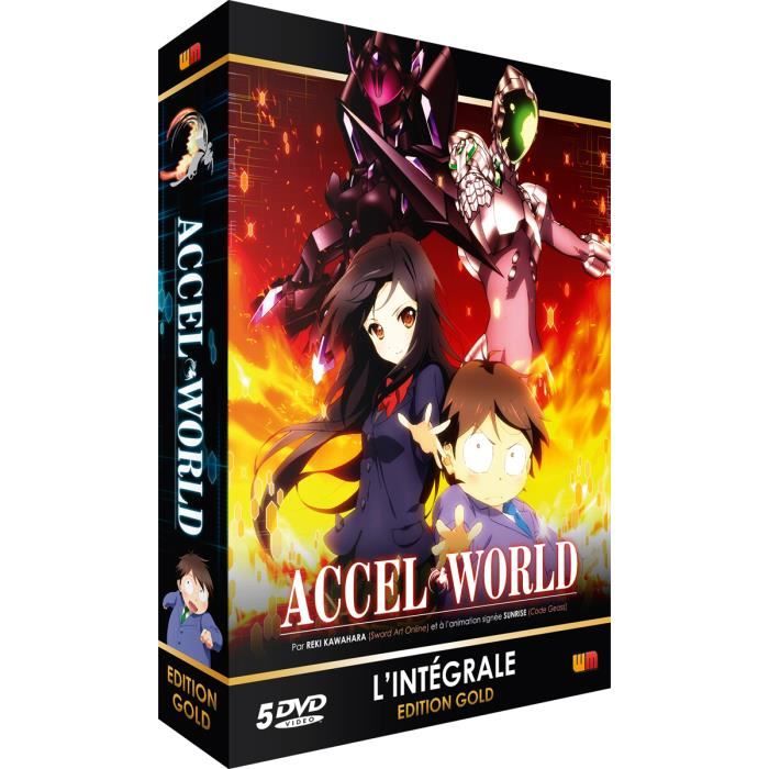 Coffret DVD Accel World Intégrale Gold DVD 24 épisodes