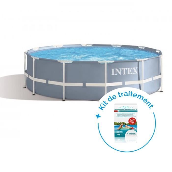 Piscine Tubulaire Intex Prism Frame Ronde 3 66 X 0 99 M Jardin