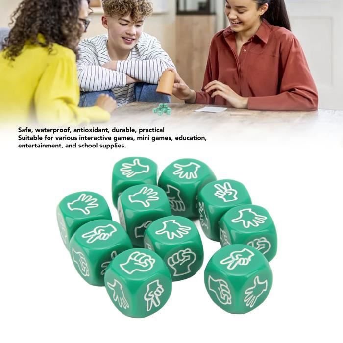 Brybelly 400 dados de 0.630 in, 6 caras, color morado, azul, verde Brybelly 400 dados de 0.630 in, 6 caras, color morado, azul, verde