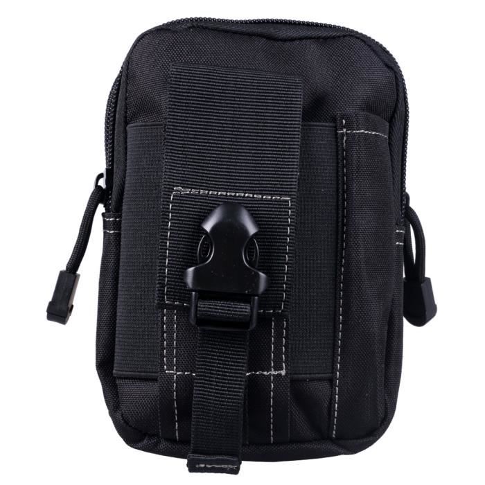 Sac Ceinture Tactique Militaire - Taille Moyenne - Nylon - Ajustable - Pour Randonnée, Camping, Extérieur - Neuf Avec étiquettes