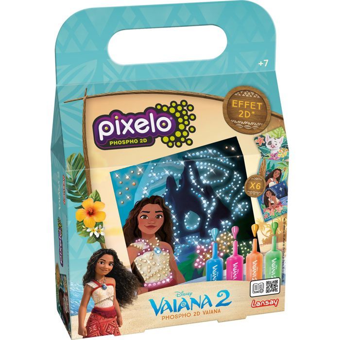 Kit Créatif Pixelo Phospho 2D Vaiana Lansay 20241 – Dessins Lumineux - vue 2