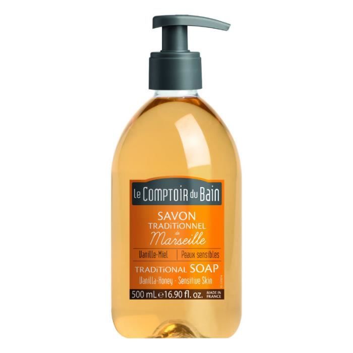 Savon De Marseille Liquide Senteur Vanille Miel Pour Peaux Sensibles Mains Et Corps Achat Vente Savon Shampoing Bebe Savon Liquide De Marseille Moins Cher Cdiscount