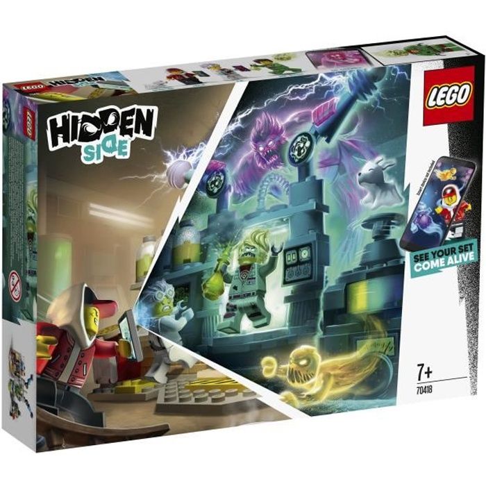 LEGO® Hidden Side™ 70418 Le laboratoire détecteur de fantômes - Jeu de  construction, multicolore - Cdiscount Jeux - Jouets