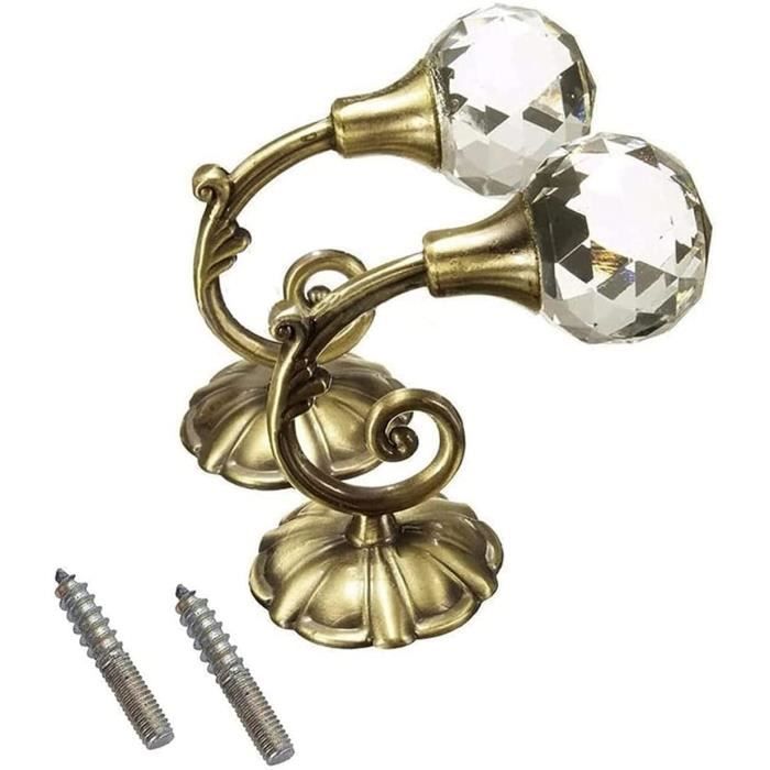 ANCIENNE EMBRASSE RIDEAU / attache rideau / crochet en bronze EUR 18,00