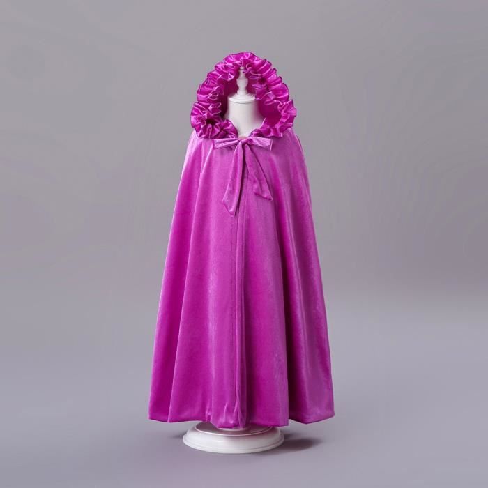 Manteau De Fille Enfants Bebe Filles Solide Outwear Manteau Chaud A Capuche Princesse Cape Cape Hjxppl Bei Violet Achat Vente Manteau Caban Cdiscount