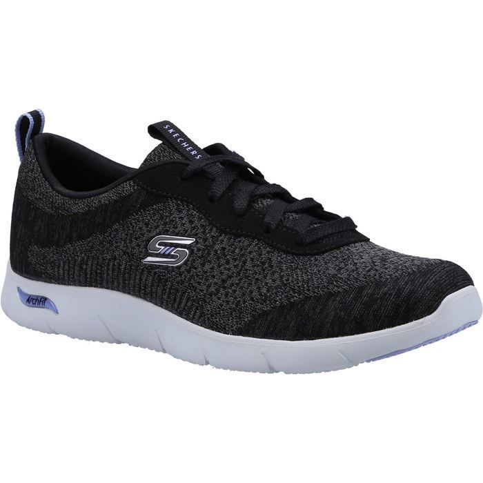 Skechers Baskets Skechers ARCH FIT REFINE 104272-BKW - Femme - Noir Blanc - 37 EU