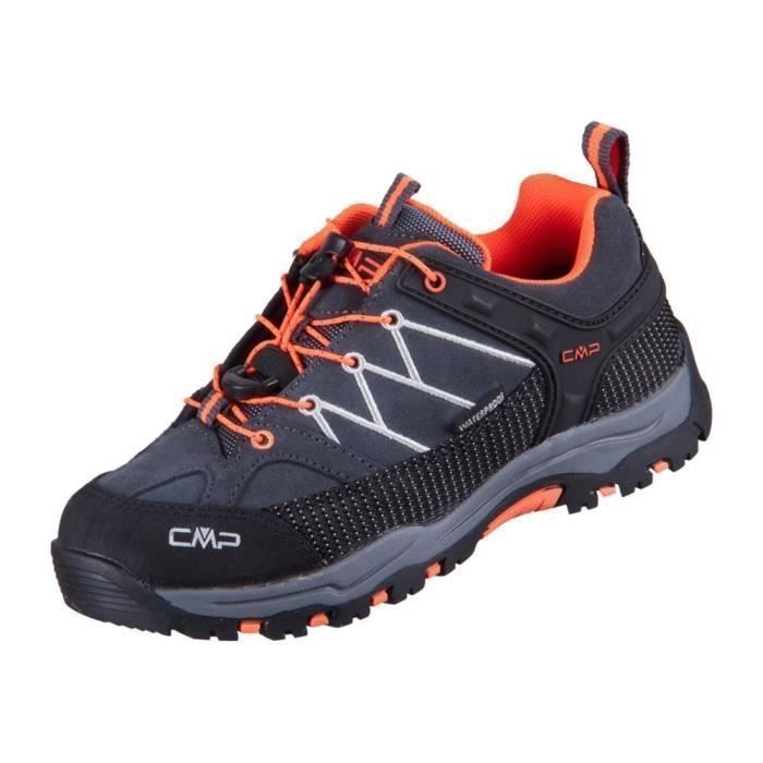 Chaussures de randonnée CMP Rigel Low pour enfant - Graphite - Respirantes