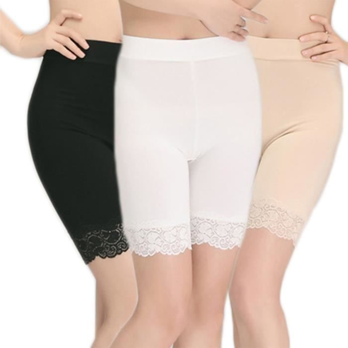 Shorty Femme Extensible sans Couture Boxer de Yoga Shorty Securite Elastique Slip Boxer sous Vetements pour Robe Jupe Pack A Pack a Cdiscount Pret a Porter