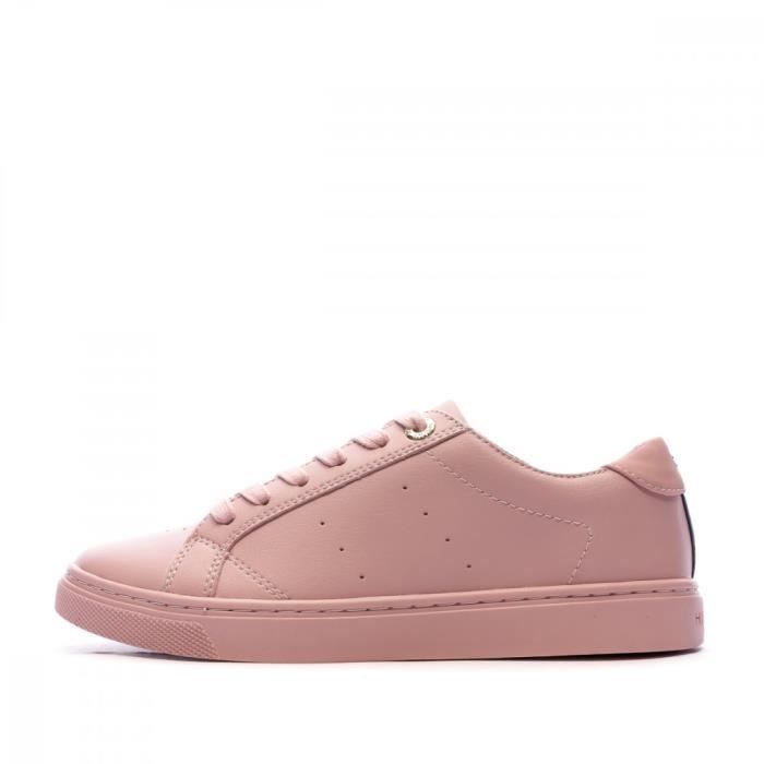 Baskets Rose Femme Tommy Hilfiger Venus Pink Cdiscount Chaussures