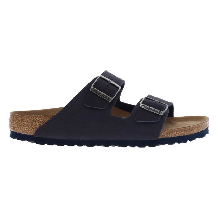 Mules V gan Birkenstock Bleu Marine Dessus En Cro te De Cuir mules-v-gan-birkenstock-bleu-marine-dessus-en-cro-te-de-cuir