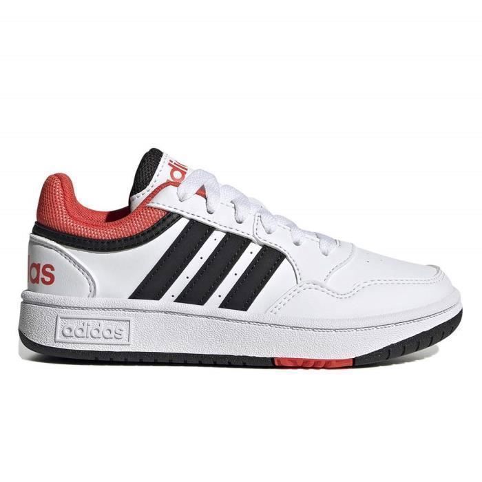 Adidas Chaussures pour Enfant Adidas Hoops 3.0 K GZ9673 - Noir - Synthétique - Lacets