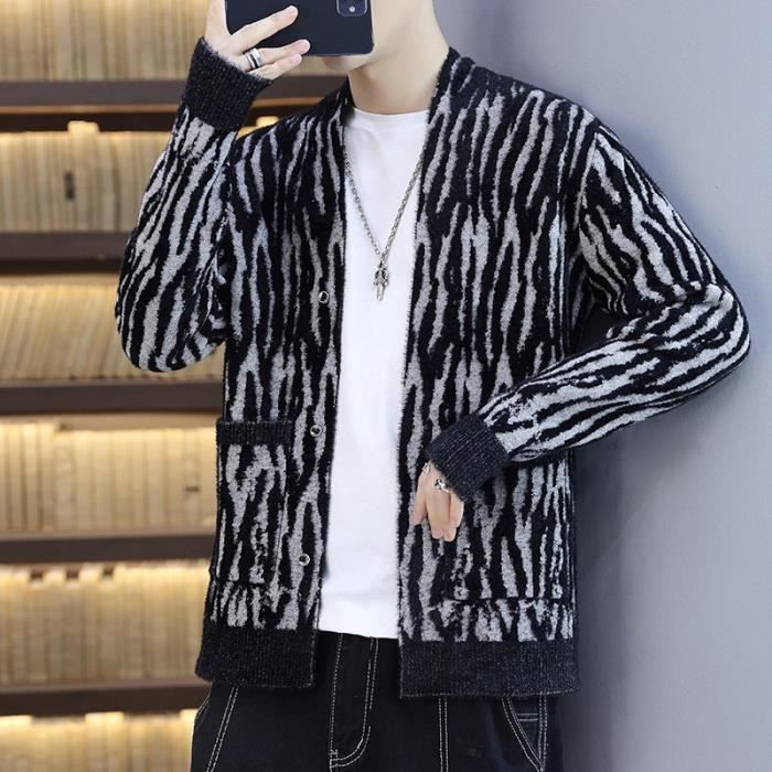 Gilet imprimé store léopard