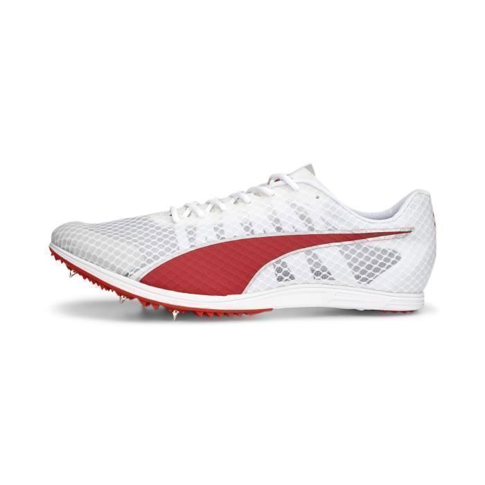 Chaussures d'athlétisme d'athlétisme Puma Evospeed Distance 11  rouge/argent 43