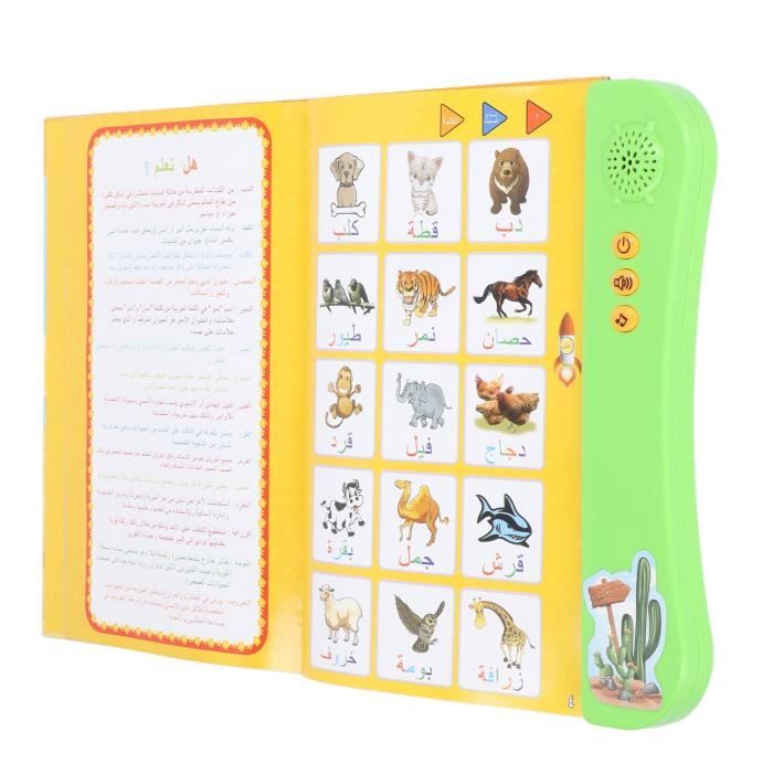Livre interactif d'apprentissage sonore avec des dessins animés pour