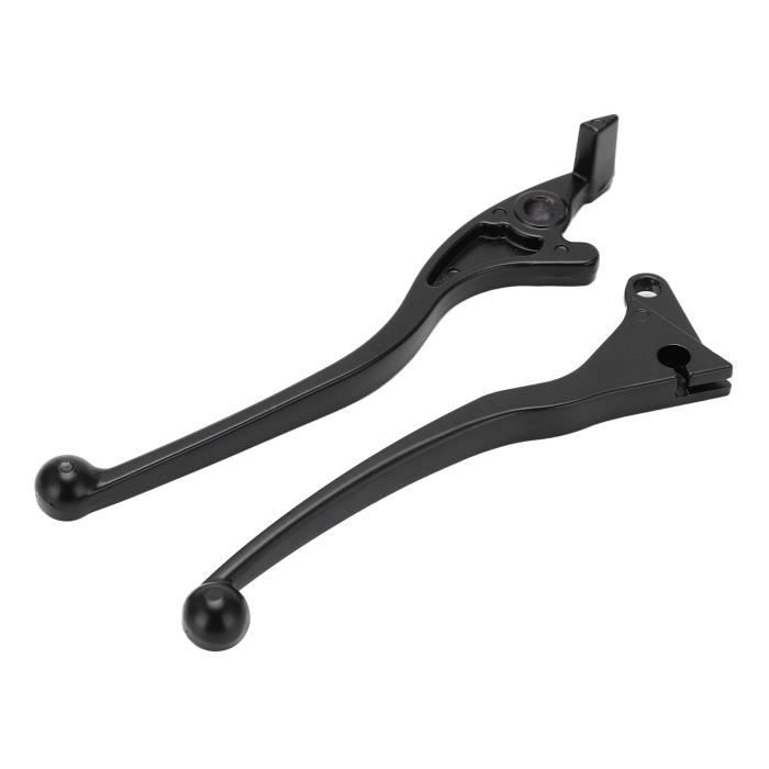 Paired Poignées Levier Frein Embrayage Moto Pour YZ80 YZ125 TW200 XT225 XT250 - Argent