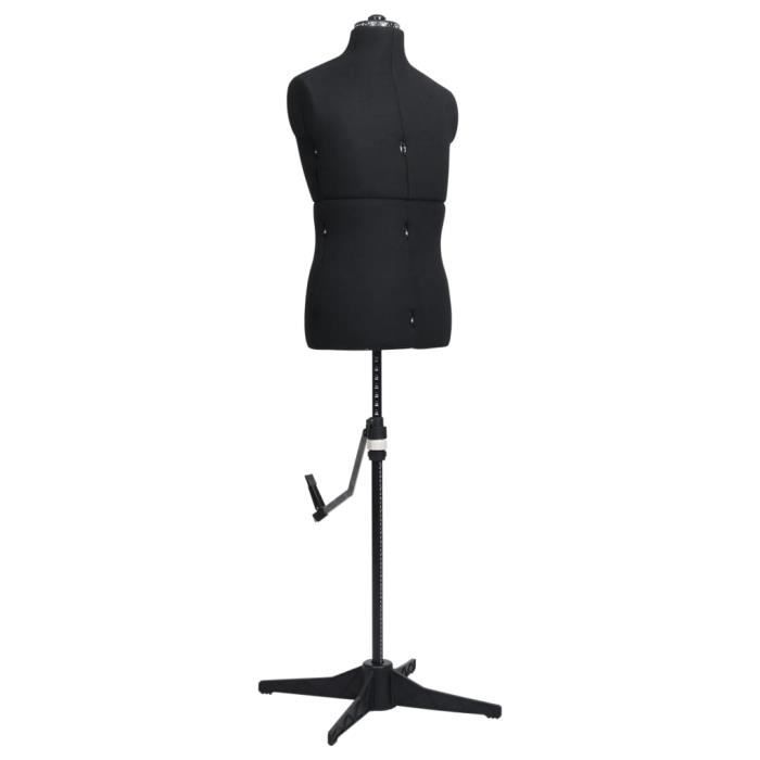 Mannequin De Couture Homme Avec Support Réglable (130-185 Cm) - Torse Et Corps Pour Présentation De Vêtements - Idéal Stylistes, Magasins Ou Décoration
