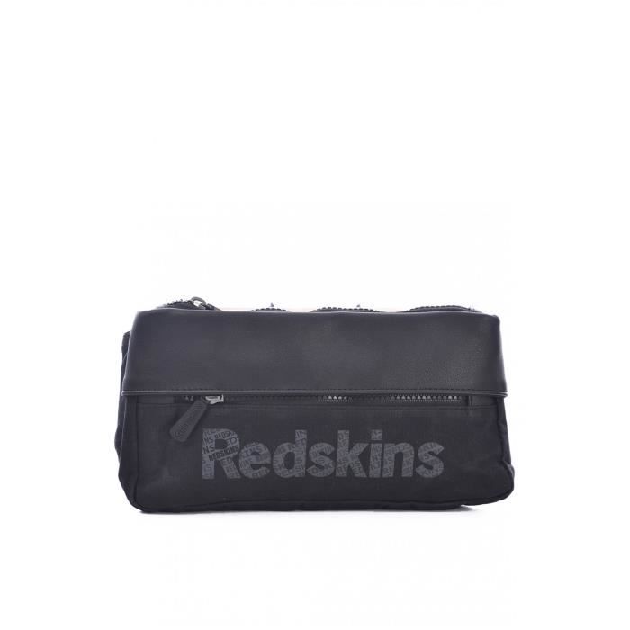 Banane REDSKINS Homme Noir Nylon Zippee Multipoches Noir Cdiscount Bagagerie Maroquinerie
