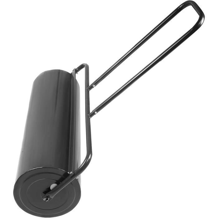 RELAX4LIFE Rouleau à Gazon Ø30 CM pour Jardin, Remplissage de Sable ou l’Eau de 63 L