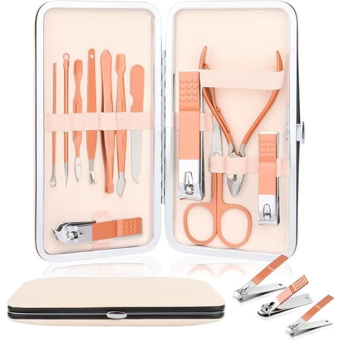 Kit Professionnel Manucure Pédicure 18 Pièces En Acier - Allemagne - Neuf