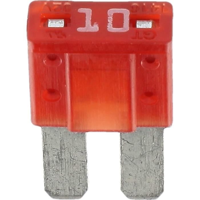 Fusible 25a 5 Fusibles Plats Micro II 15 Ampères Restagraf - Feu Vert Fusible à Broches 32v