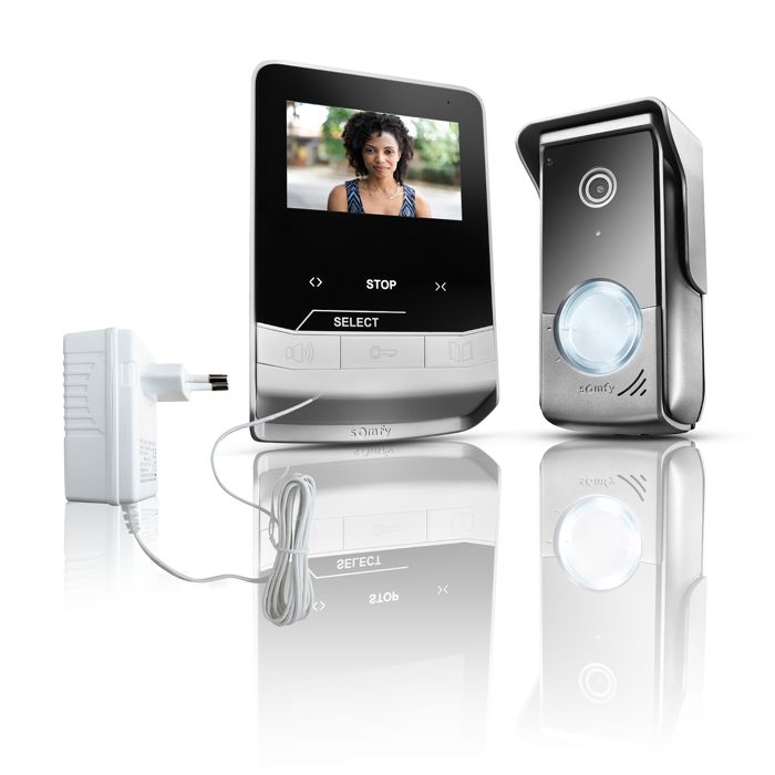 Visiophone V100 + pour piliers étroits Moniteur Écran 4 3 Pouces Vision Nocturne Pour contrôler jusqu'à 5 équipements RTS - vue 4